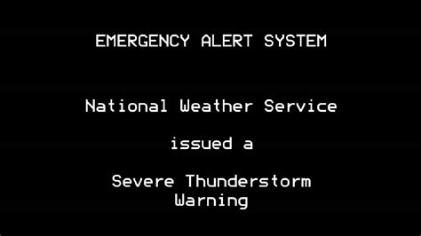 severe thunderstorm warning eas tv